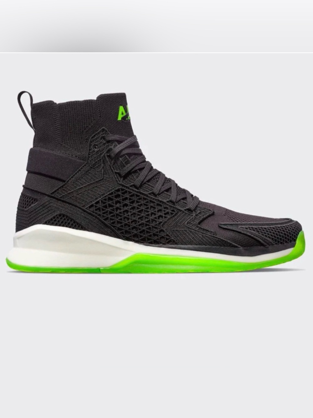 APL Unisex Carbon 10 Basketball Sneakers Black Green M’s 8.5 W’s 10 NWOB